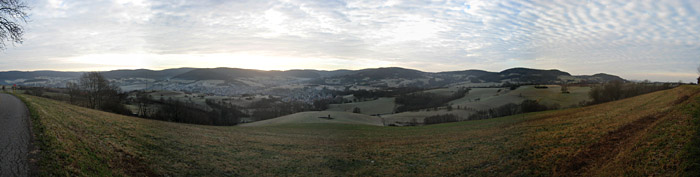 Aussicht vom Hotel aus; Bild größerklickbar